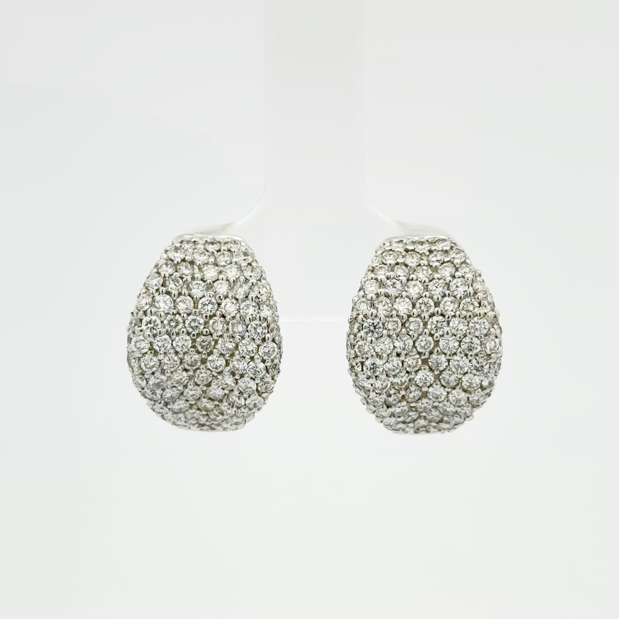 【質預かり】イヤリング  Queen Jewelry 18金 ダイヤモンド