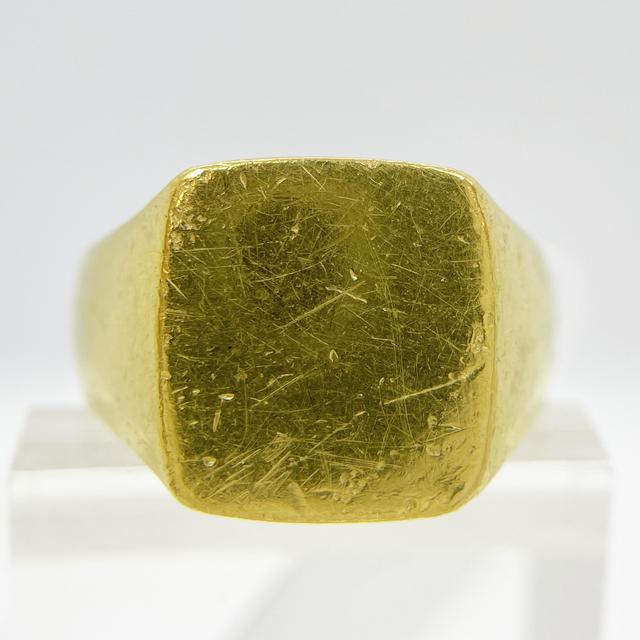 【買取】 指輪　純金(24金) 　印台