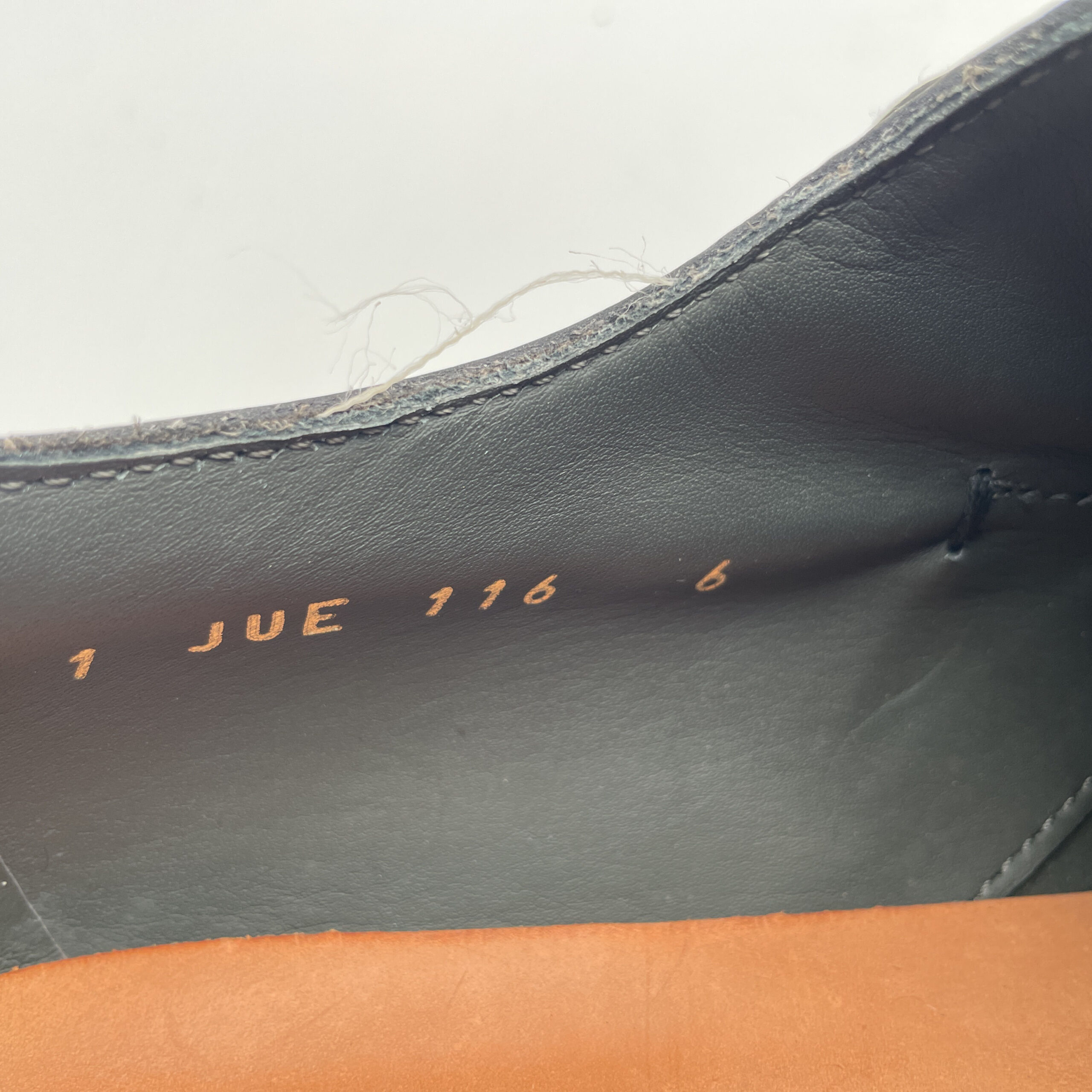 JIL SANDER シューズ インソールのサイズ・型番表記